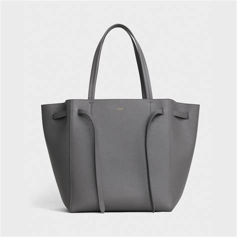 celine small cabas phantom soft grained calfskin black|CELINE Soft Grained Calfskin Small Belt Cabas .